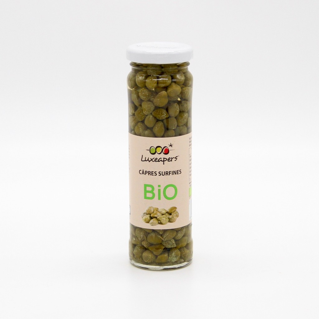 Câpres Surfines au Vinaigre Biologique - Poids net : 90 g