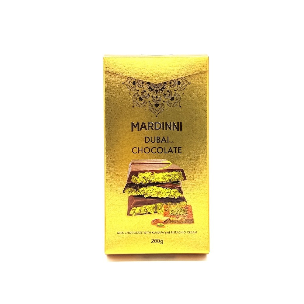 Dubaï Chocolate - Mardinni - Poids net : 200 g