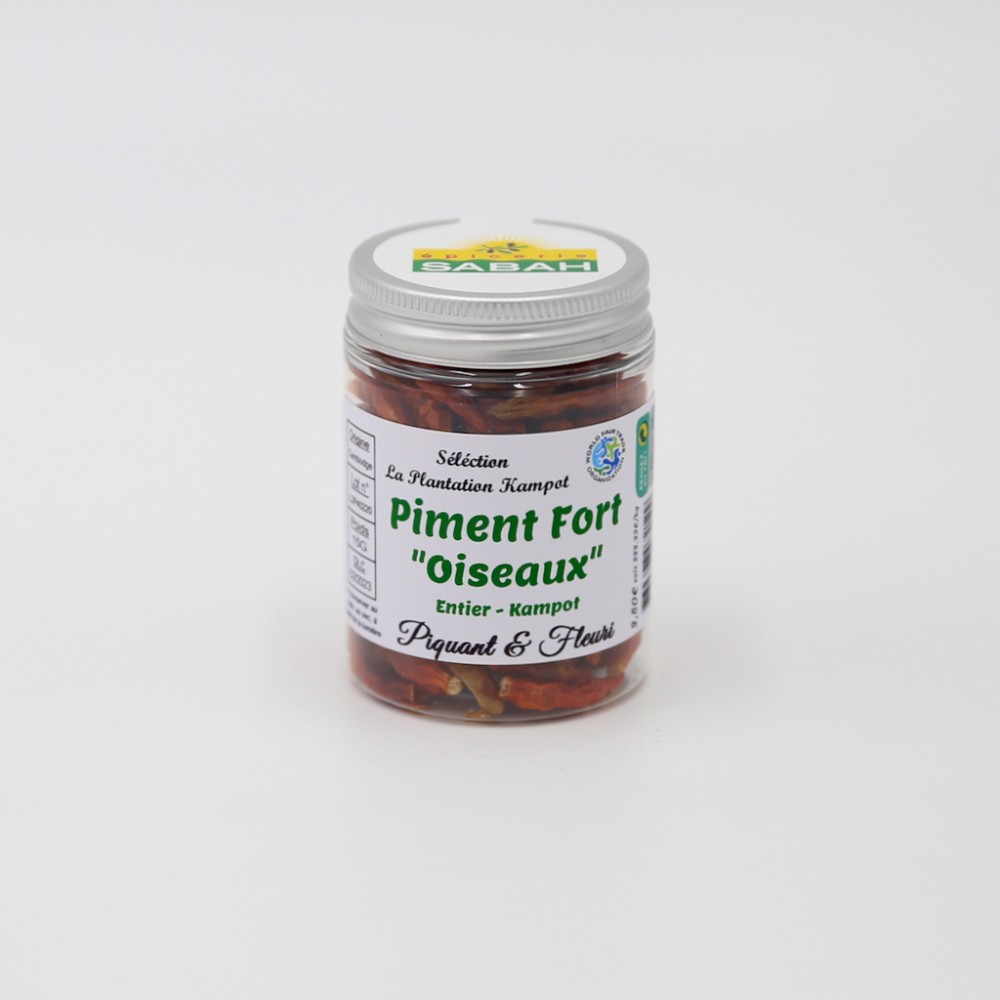 Piment oiseau rouge (barquette de 100 g), Maroc  La Belle Vie : Courses en  Ligne - Livraison à Domicile