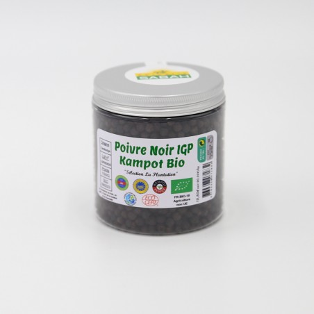 Poivre Noir de Kampot IGP Bio