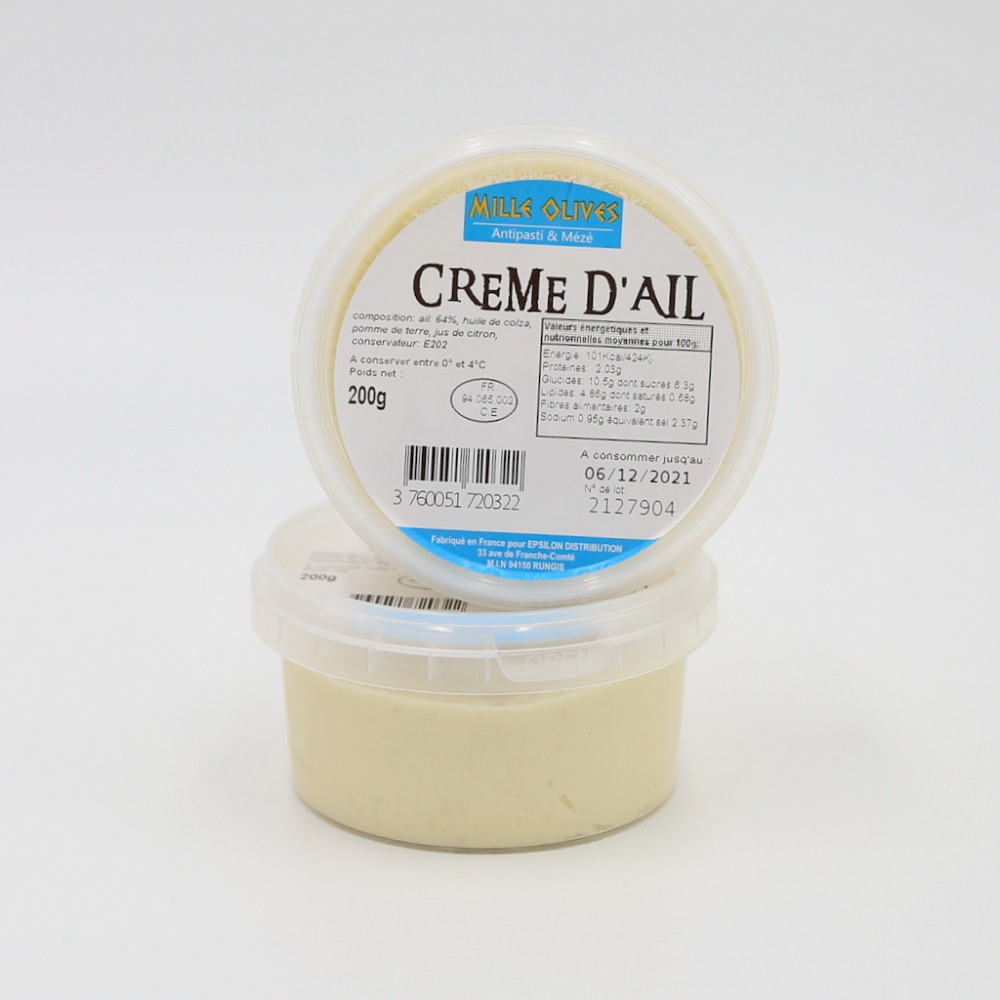 Préparation Crème d'ail en vente en ligne