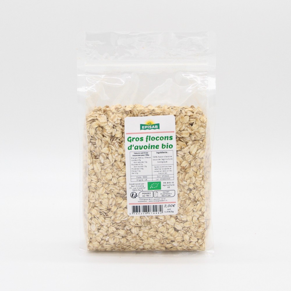 Flocons d'Avoine Bio (9.99$ CAD$) – La Boite à Grains