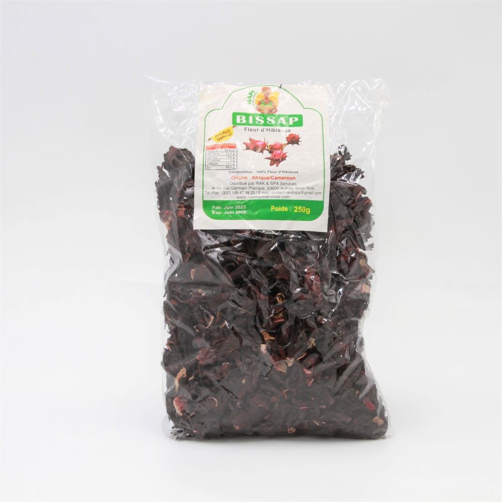 Fleur de bissap sechée rouge (hibiscus)HALAH 1kg