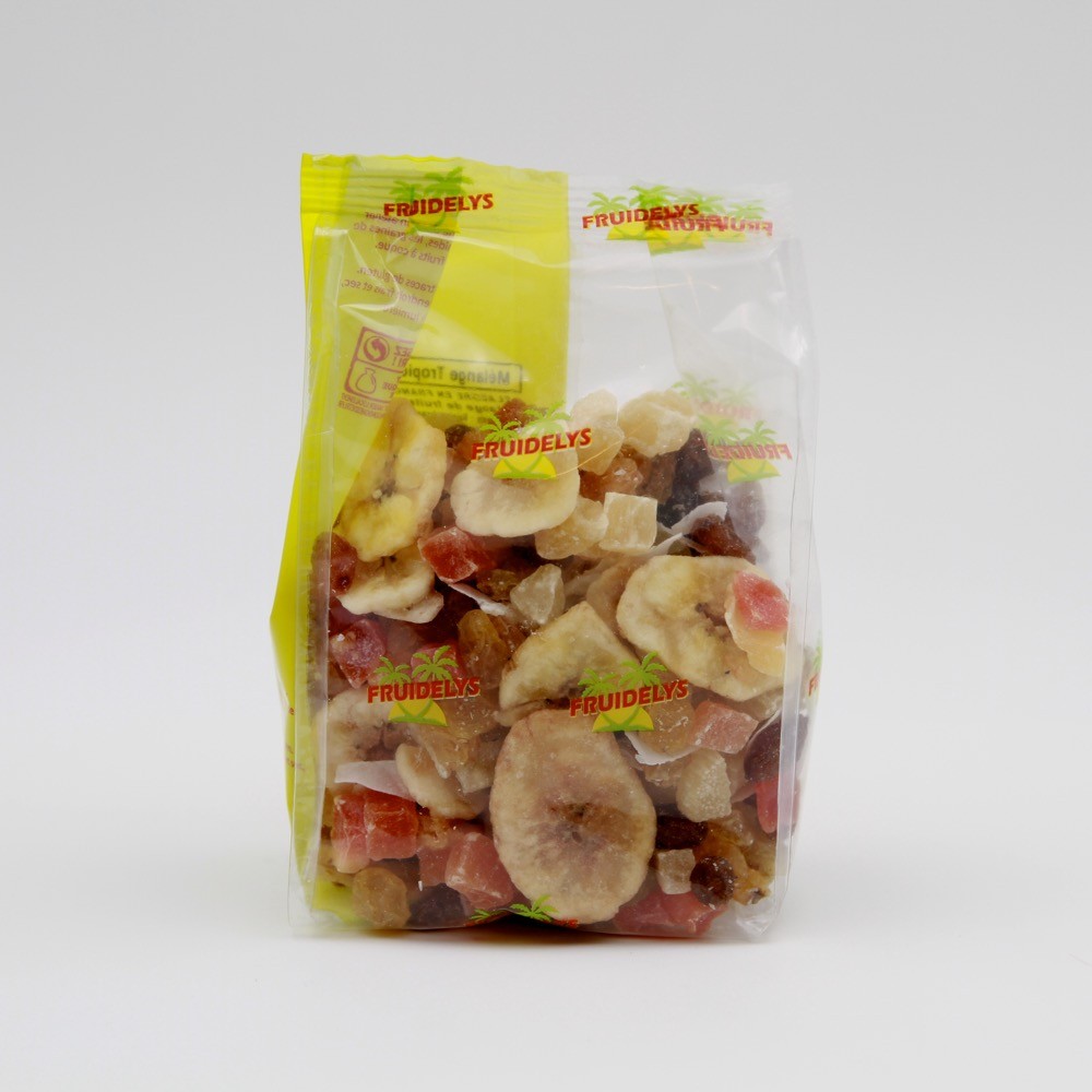 Mélange fruits secs (raisin, banane, papaye, ananas, coco) 500g