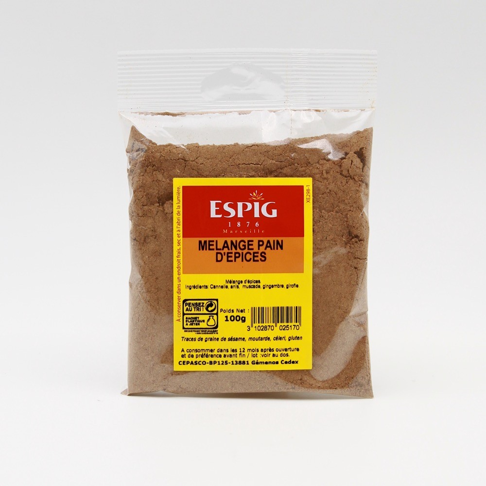 Épice Pain d'Épices 60 g Terre Exotique : achat, vente - Cuisine Addict