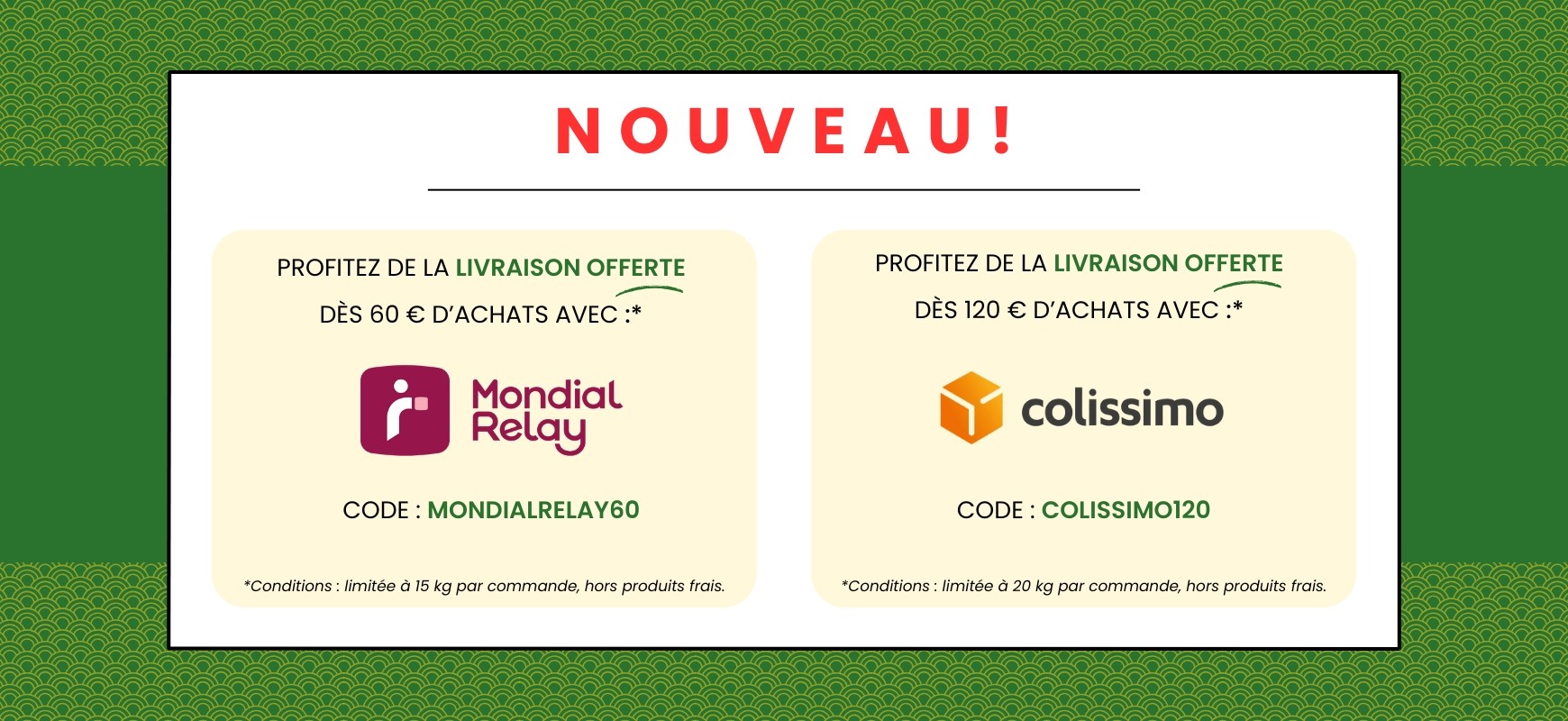 Livraison Offerte Transporteurs